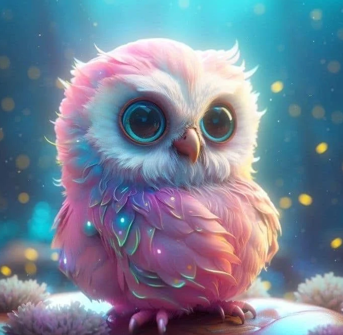 DIY Diamond Painting Kits - Pink Owl