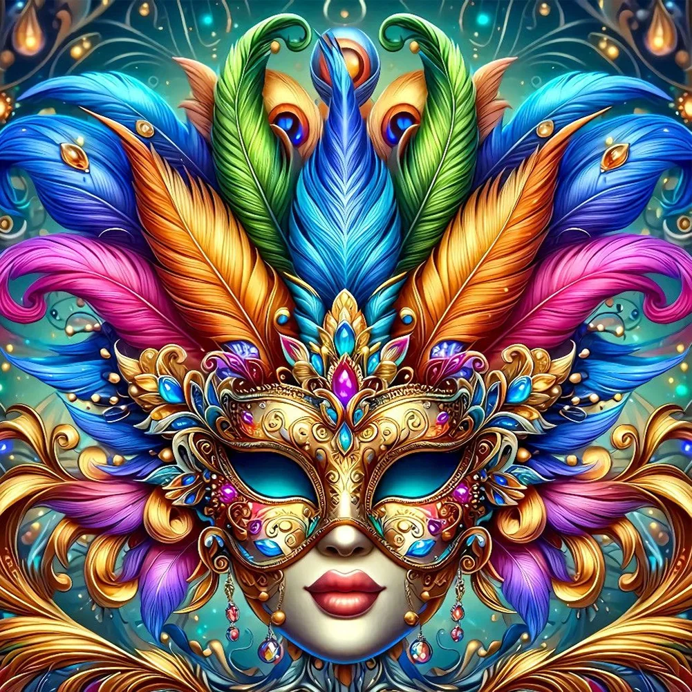 DIY Diamond Painting Kits - Masked Woman