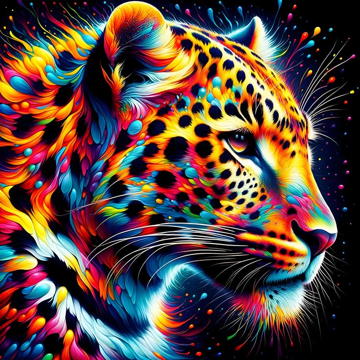 DIY Diamond Painting Kits - Leopard