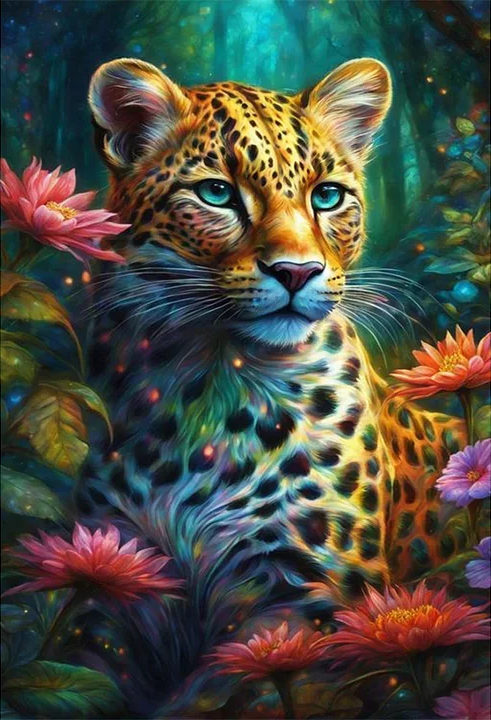 DIY Diamond Painting Kits - Leopard