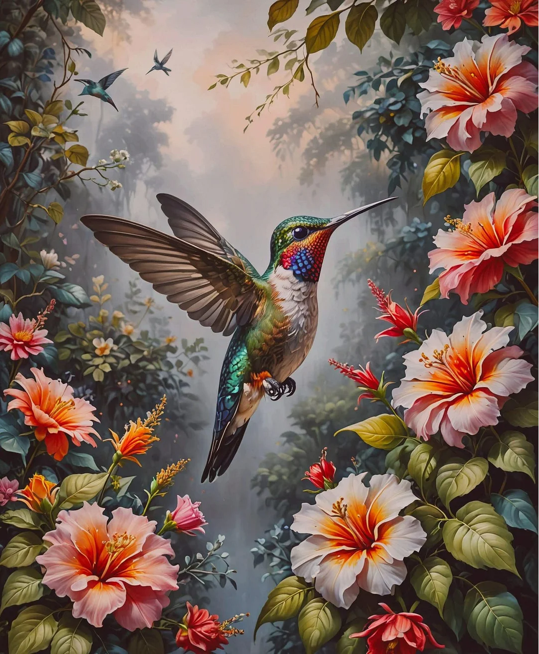 DIY Diamond Painting Kits - Flowers and Birds