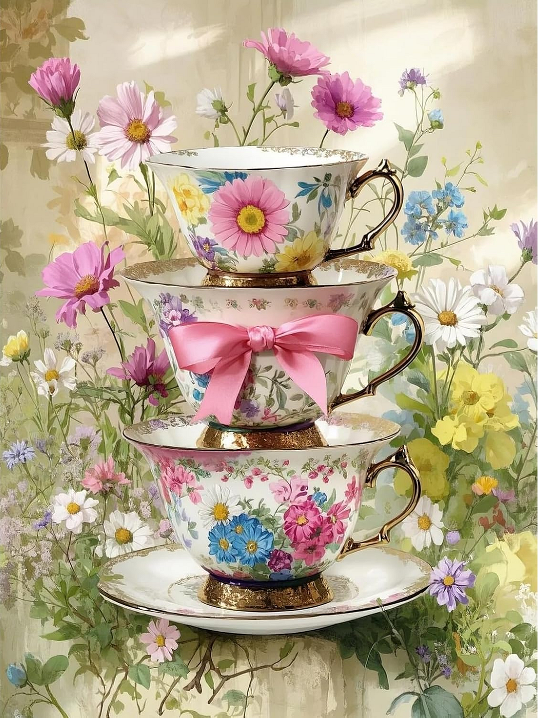 DIY Diamond Painting Kits - Koffiekoppen