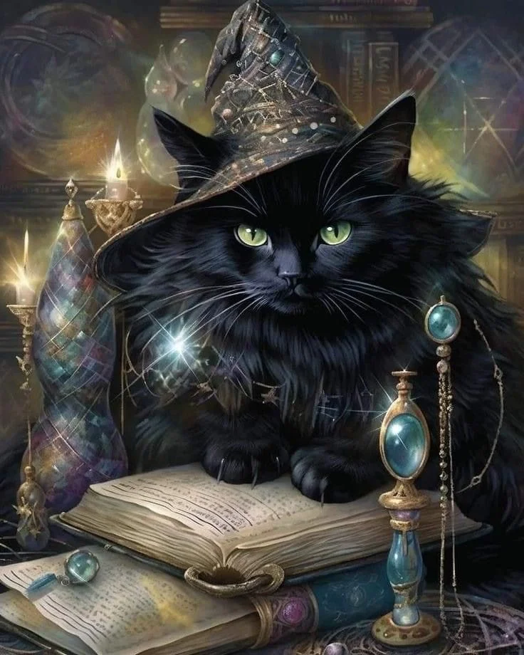 DIY Diamond Painting Kits - Zwarte Kat