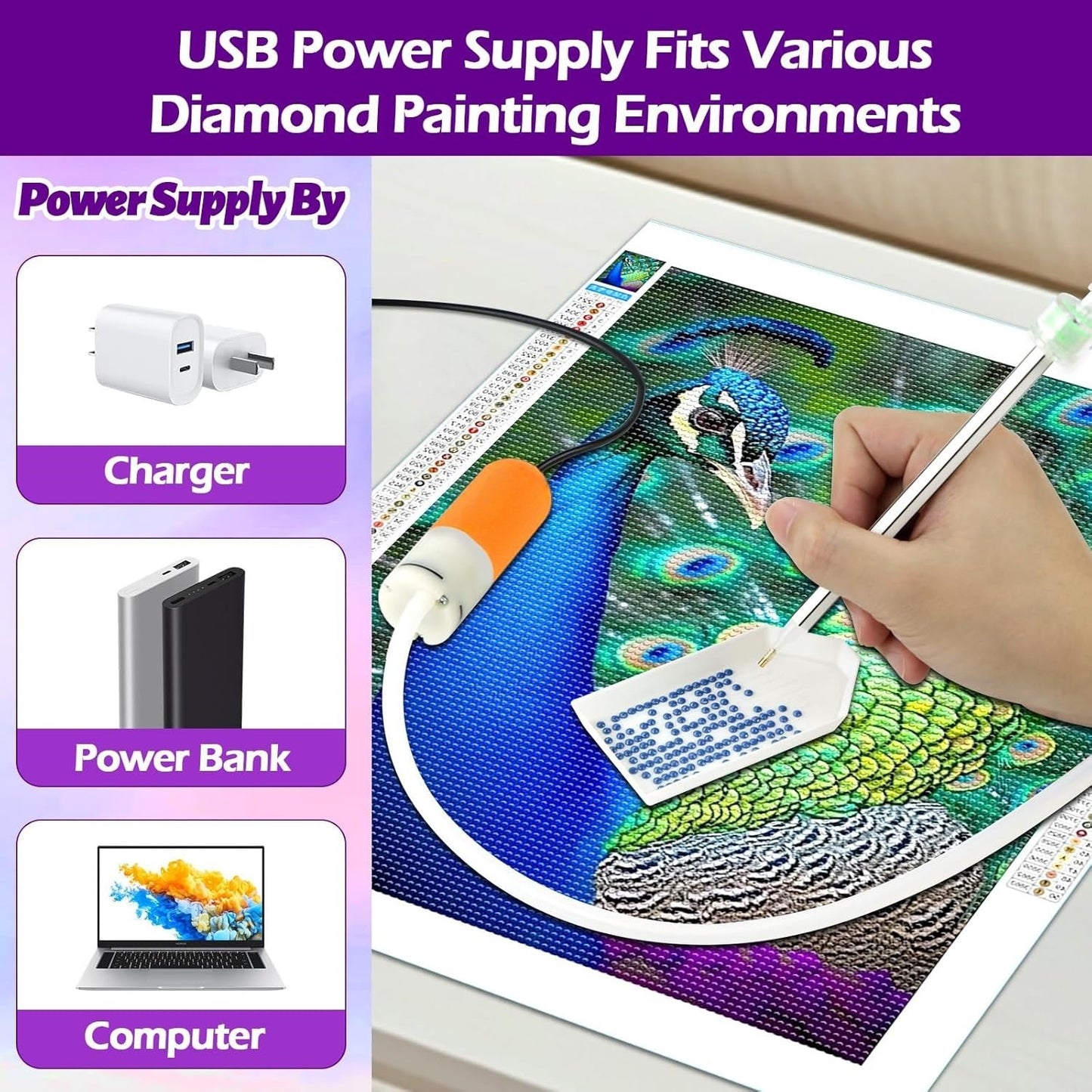 Diamond Painting Tool - Electric Diamond Painting Pen