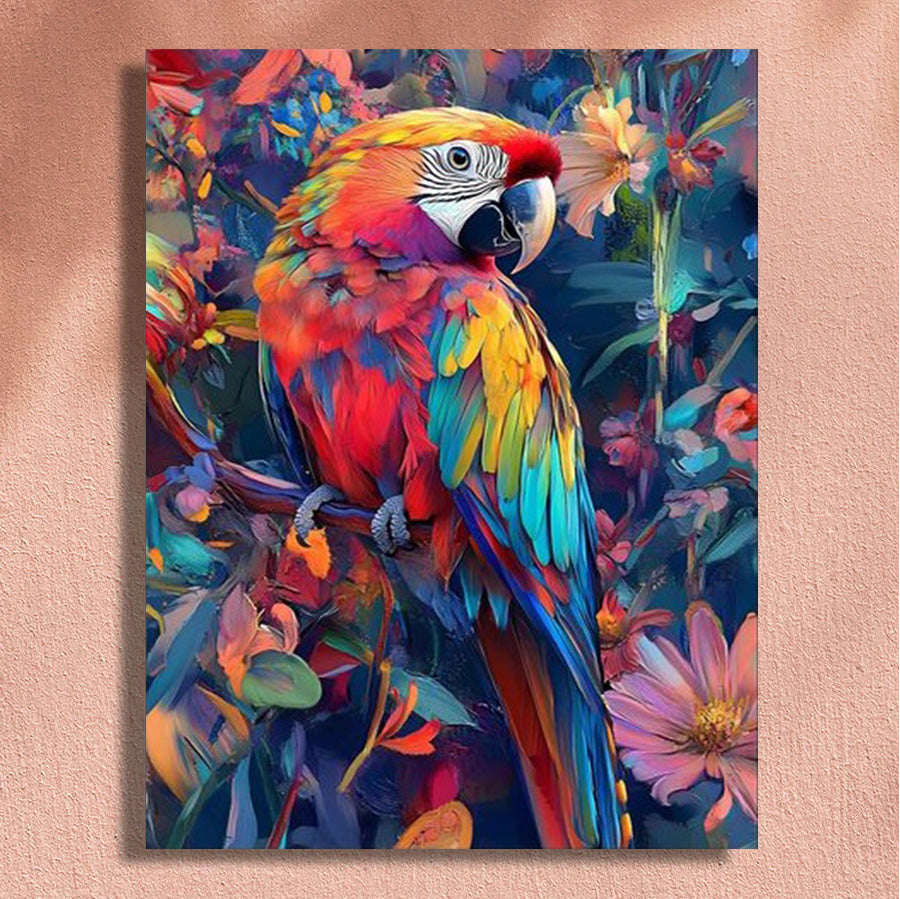 Painting By Numbers Kit - Parrot