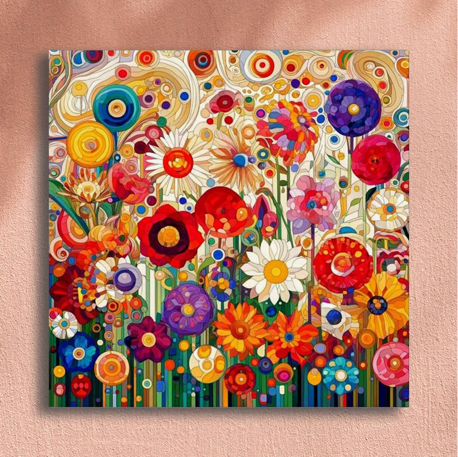 Painting By Numbers Kit - Abstract Flower
