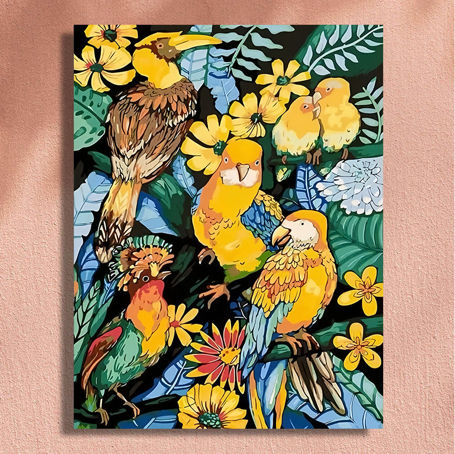 Painting By Numbers Kit - Parrot
