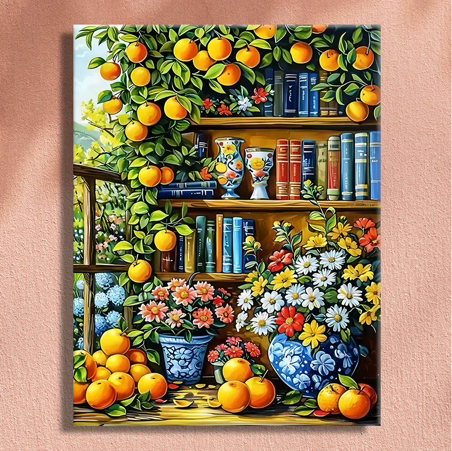 Painting By Numbers Kit - Flower Rack