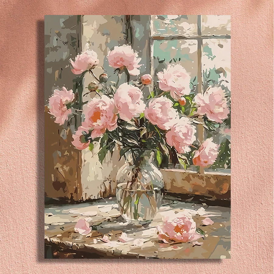 Painting By Numbers Kit - Flowers