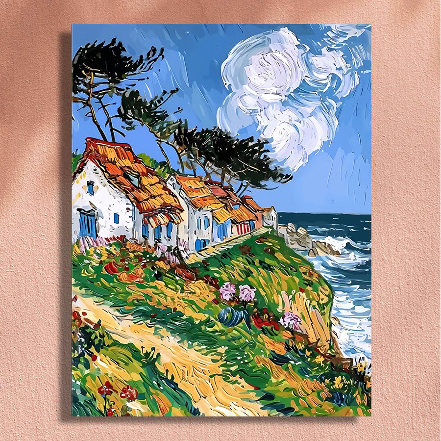Painting By Numbers Kit - Abstract House