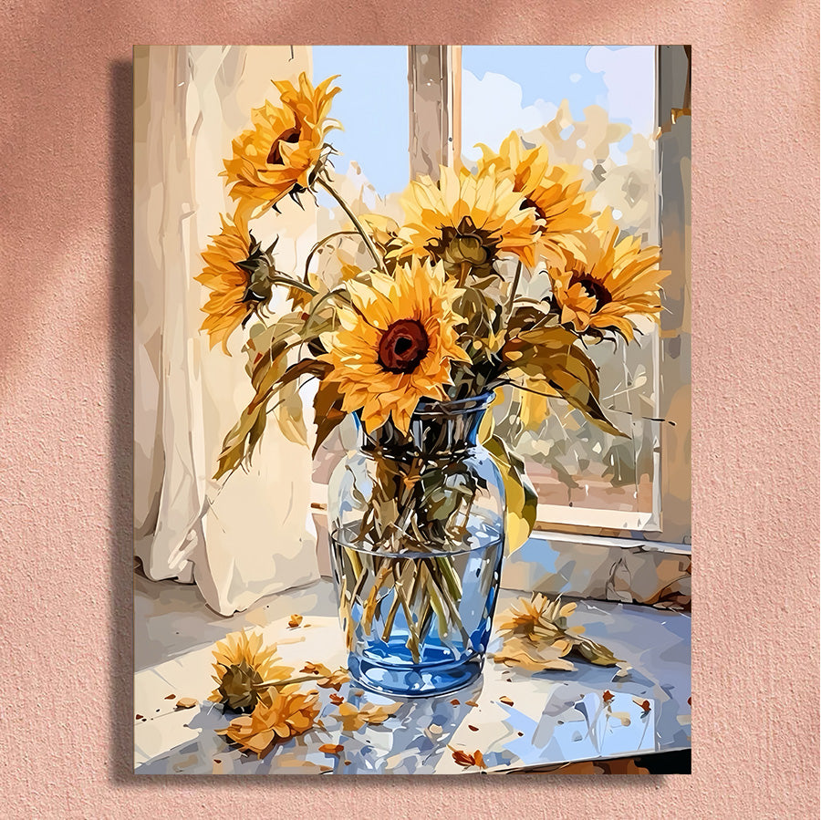 Painting By Numbers Kit - Sunflower