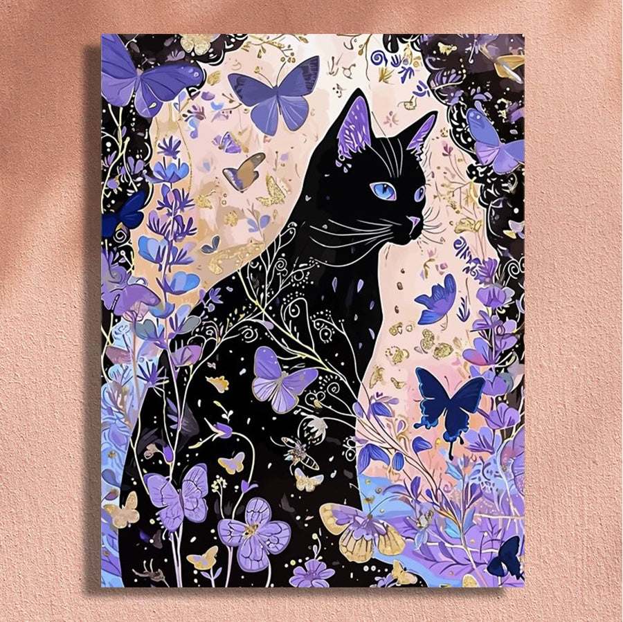 Painting By Numbers Kit - Abstract Cat