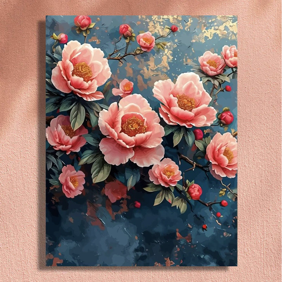 Painting By Numbers Kit - Flowers