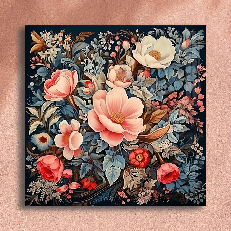 Painting By Numbers Kit - Colorful Flowers