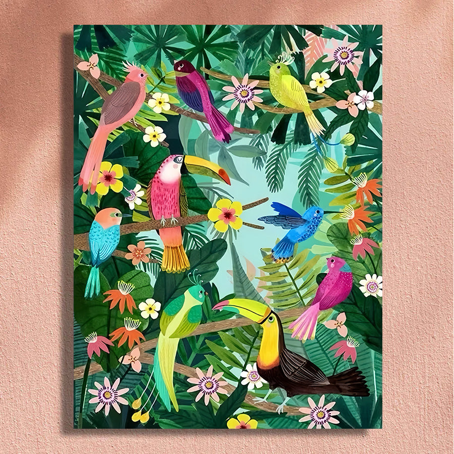 Painting By Numbers Kit - Birds