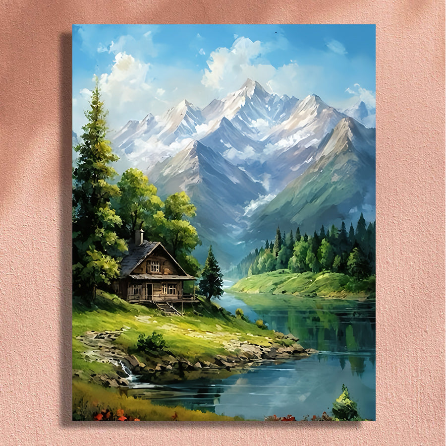 Painting By Numbers Kit - Beautiful Scenery