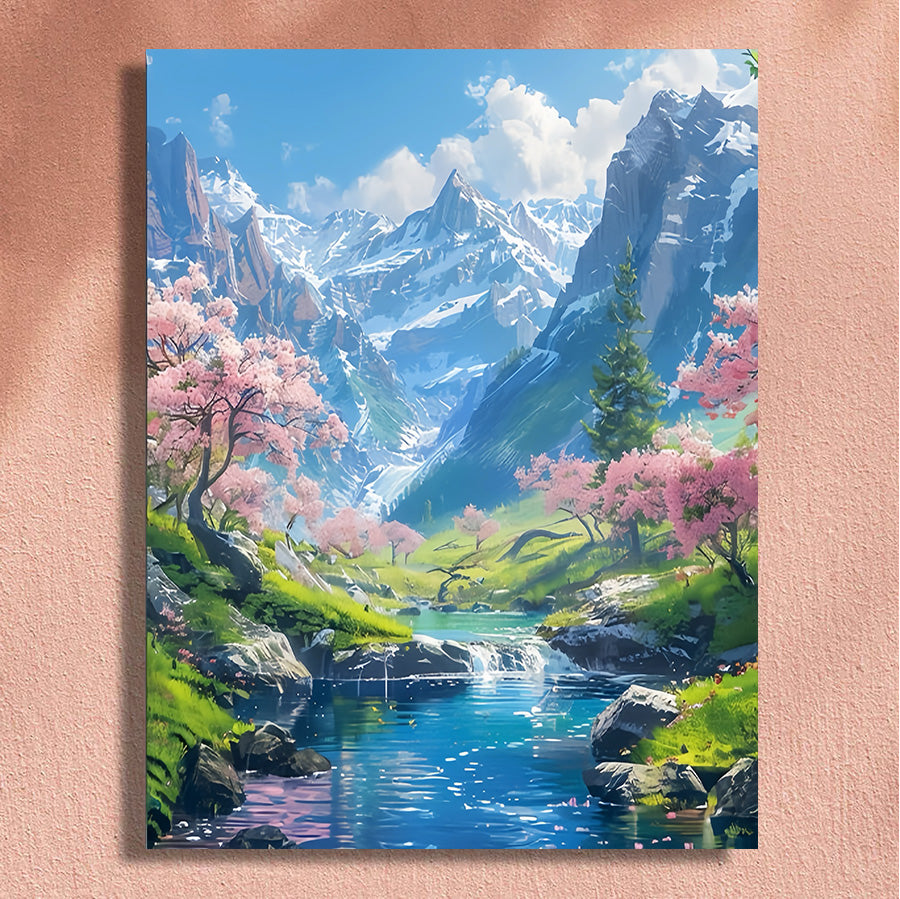 Painting By Numbers Kit - Beautiful Scenery