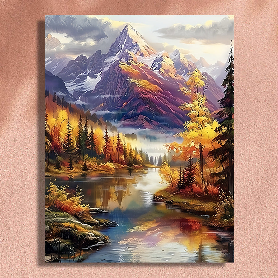 Painting By Numbers Kit - Beautiful Scenery