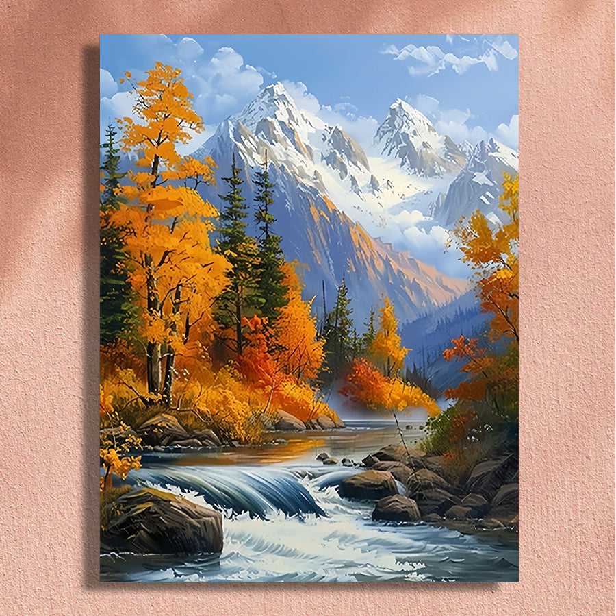 Painting By Numbers Kit - Beautiful Scenery