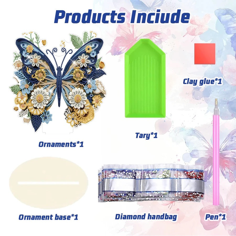 Diamond Painting Ornament - Butterfly