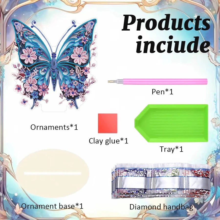Diamond Painting Ornament - Butterfly