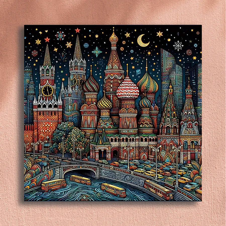 Painting By Numbers Kit - City Scenery