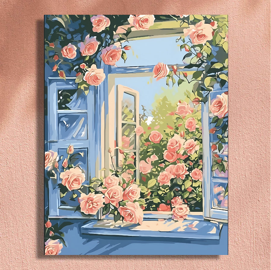 Painting By Numbers Kit - Window View