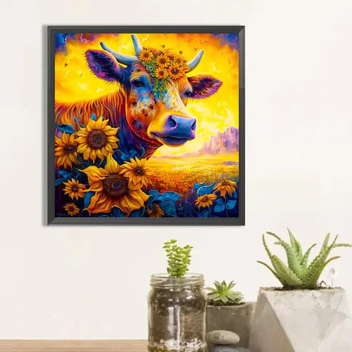 DIY 5D Diamond Painting Kit - Sunflower Yak