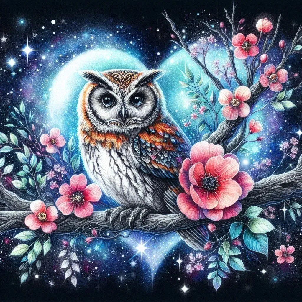 DIY Diamond Painting Kits - Owl