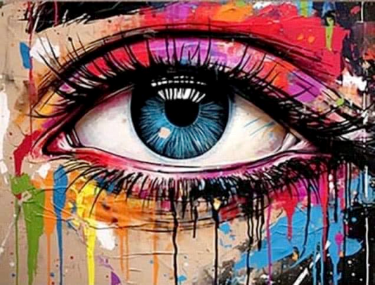 DIY Diamond Painting Kits - Abstract Oog