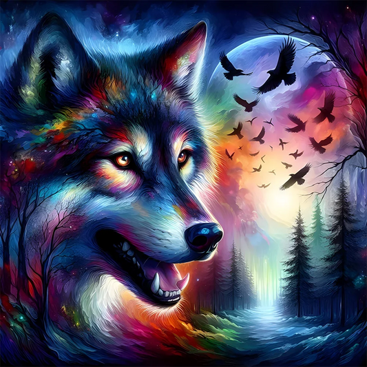 DIY Diamond Painting Kits - Wolf