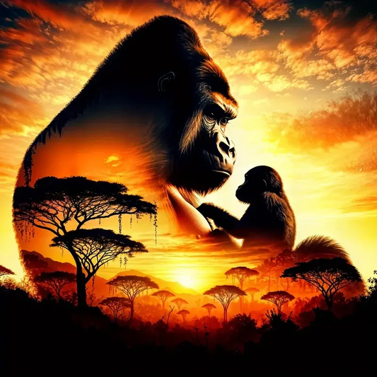 DIY Diamond Painting Kits - Abstract Gorilla