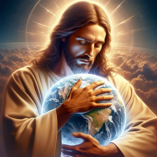 DIY Diamond Painting Kits - Jesus Embracing the Earth