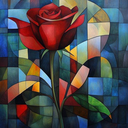 Schilderen Op Nummer - Abstracte Bloem