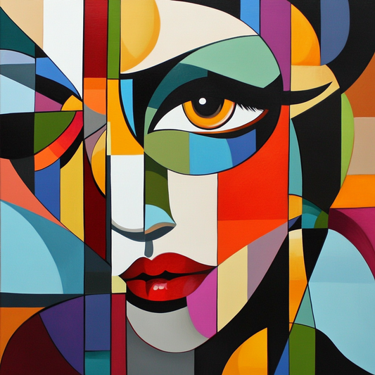 Schilderen Op Nummer - Abstracte Vrouw