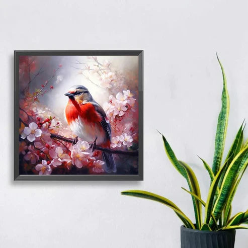 DIY Diamond Painting Kit - Sakura Bird
