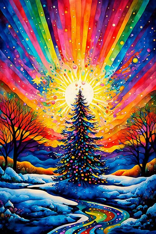 DIY Diamond Painting Kits - Fantasy Colorful Tree