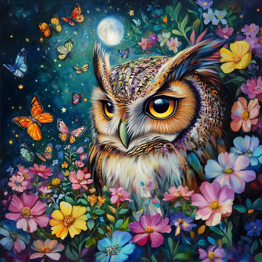 DIY Diamond Painting Kits - Owl