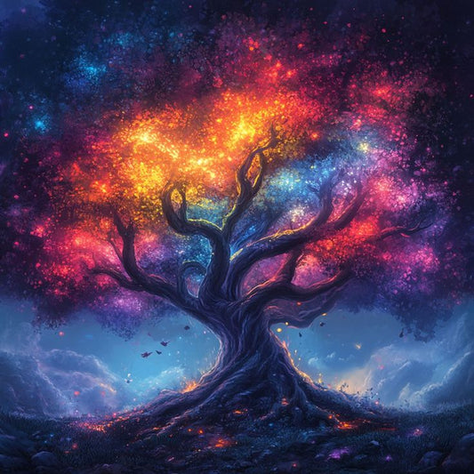 DIY Diamond Painting Kits - Flashing Tree