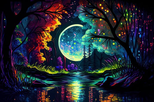 DIY Diamond Painting Kits - Abstract Landscape