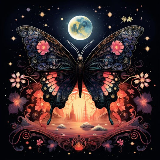 DIY Diamond Painting Kits - Beautiful Butterfly