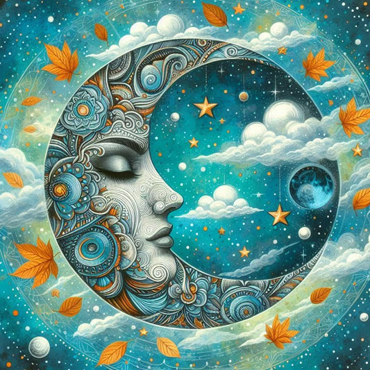 DIY Diamond Painting Kits - Abstract Moon