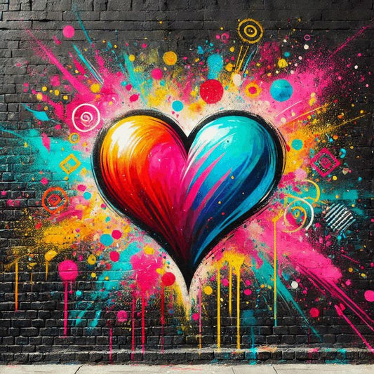 DIY Diamond Painting Kits - Heart Shape