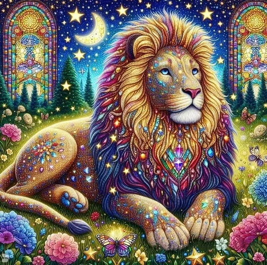 DIY Diamond Painting Kits - Abstract Lion