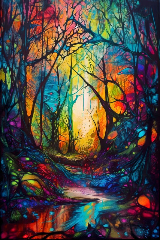 DIY Diamond Painting Kits - Abstract Forest