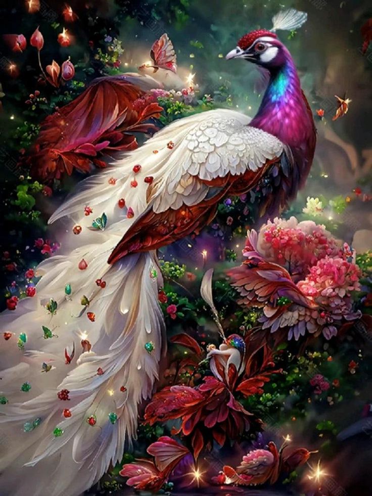 DIY Diamond Painting Kits - Beautiful Peacock