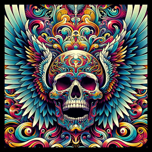 DIY Diamond Painting Kits - Abstract Skeleton