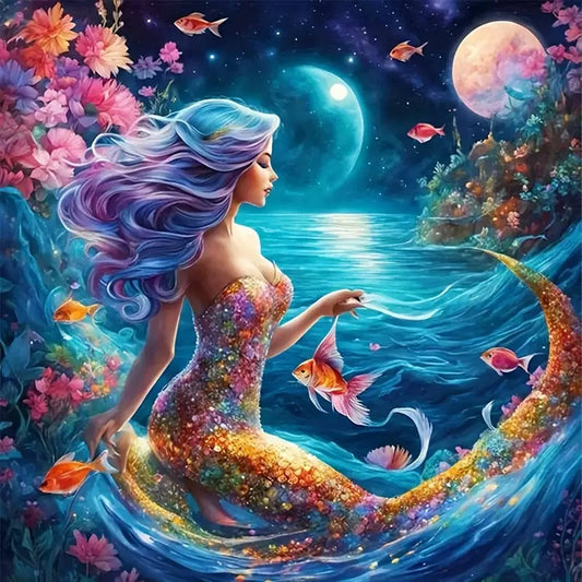 DIY Diamond Painting Kits - Mermaids