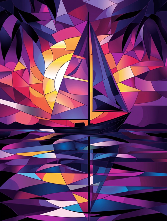 DIY Diamond Painting Kits - Abstract Sailing