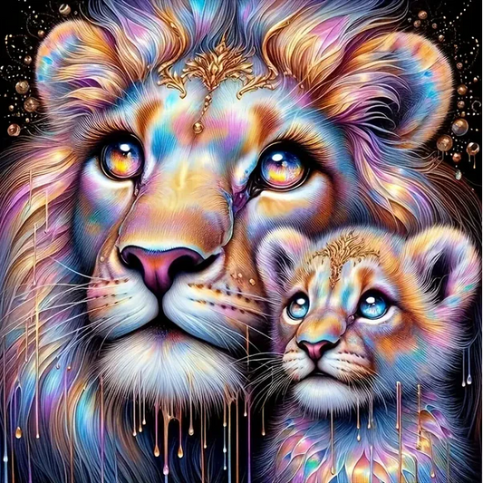 DIY Diamond Painting Kits - Leeuw